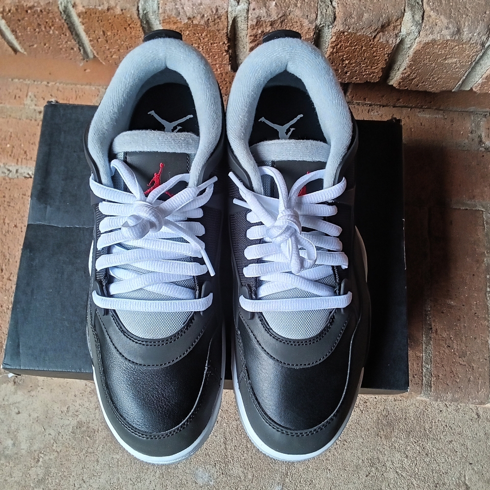 Air Jordan 4 RM Black/White/Metallic Size 10
